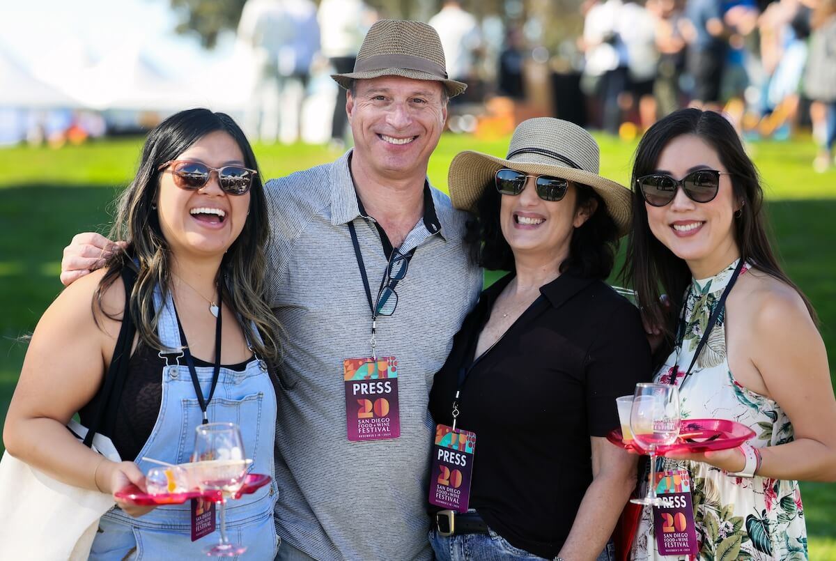 Festival guests on San Diego Bay