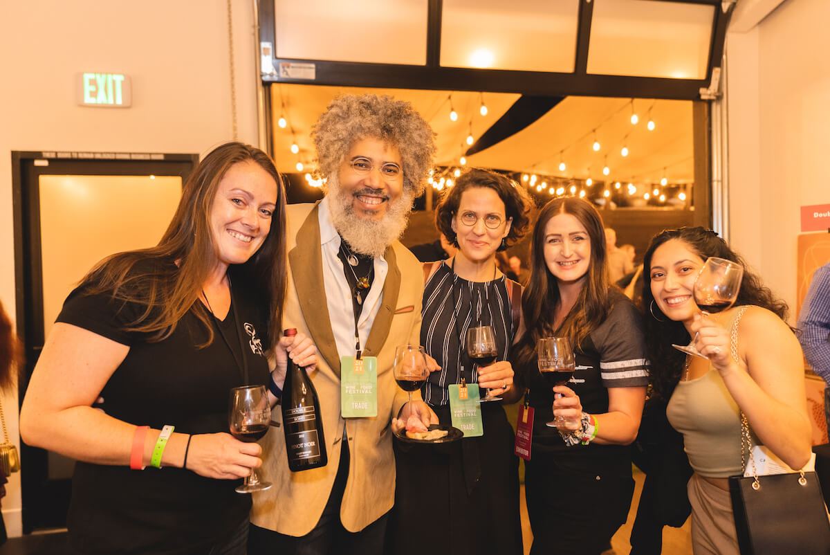 Guests with a winemaker