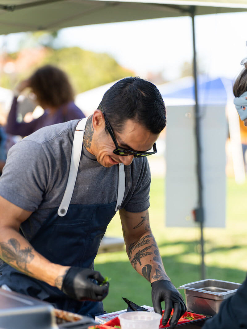 Chef Marcus Twilegar at San Diego Bay Wine & Food Festival Grand Fiesta