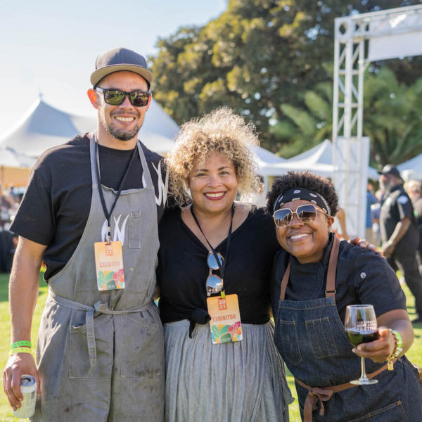 Chef Stevan Novoa and friends at the San Diego Bay Wine & Food Festival Grand Tasting