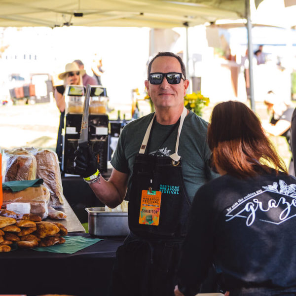 Chef Sam Zien aka Sam The Cooking Guy at the San Diego Bay Wine & Food Festival Grand Tasting
